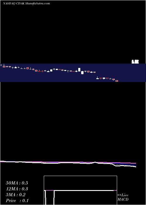  Daily chart Codiak Biosciences Inc