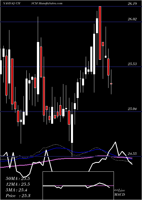  weekly chart ChsInc