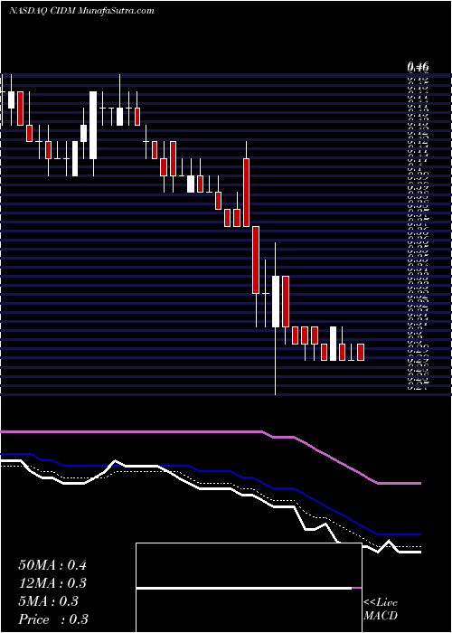  Daily chart CinedigmCorp