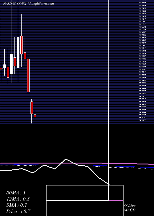  monthly chart CoDiagnostics