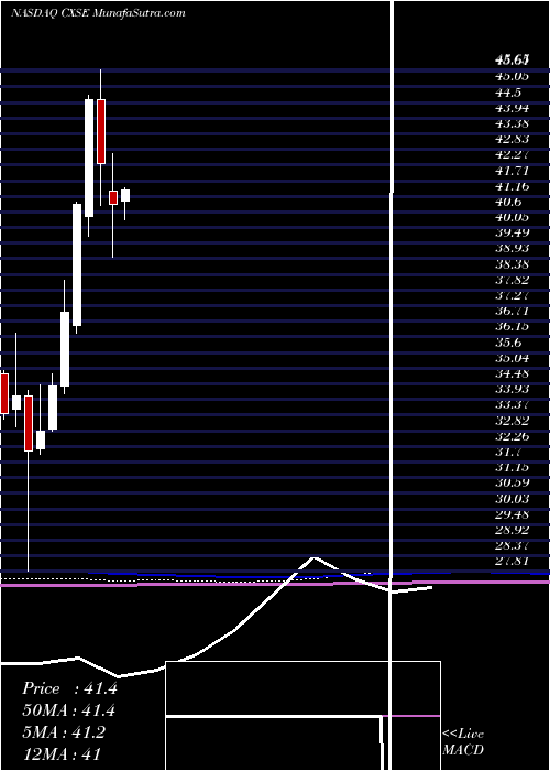  monthly chart WisdomtreeChina