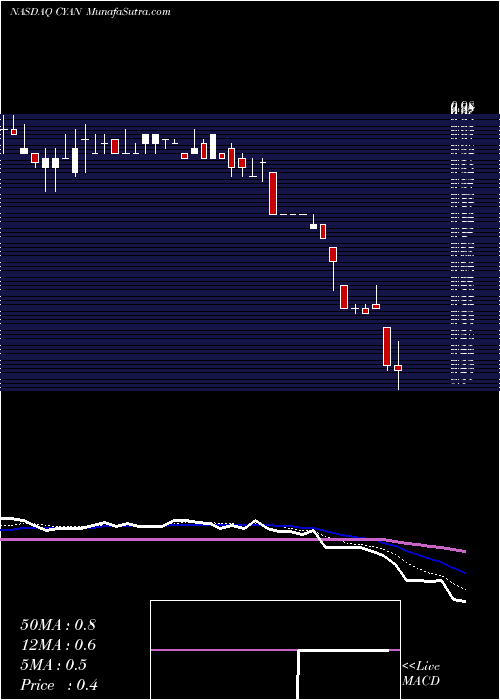  Daily chart CyanotechCorporation