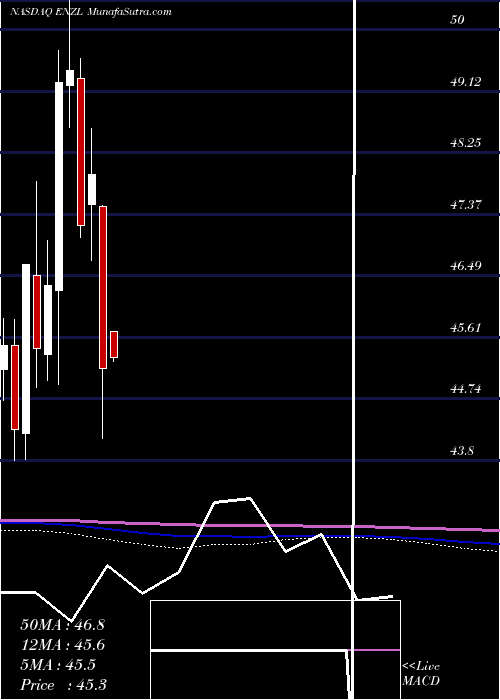  monthly chart IsharesMsci