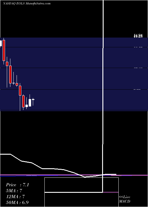  monthly chart EvolusInc