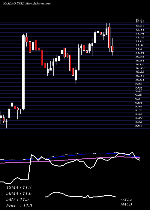  weekly chart CommunityBankers