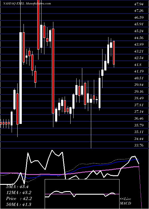  weekly chart ExelixisInc