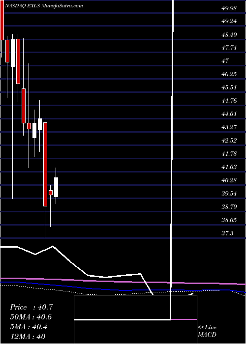  monthly chart ExlserviceHoldings