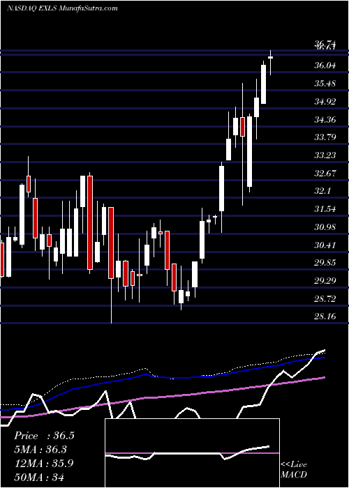  weekly chart ExlserviceHoldings