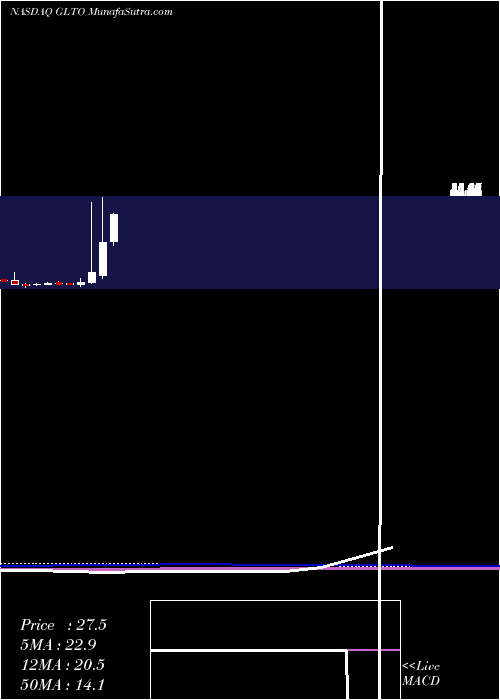  monthly chart GalectoInc