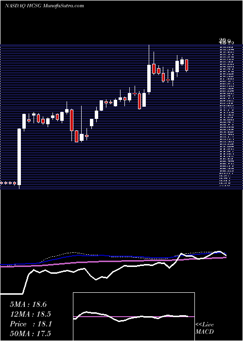  weekly chart HealthcareServices