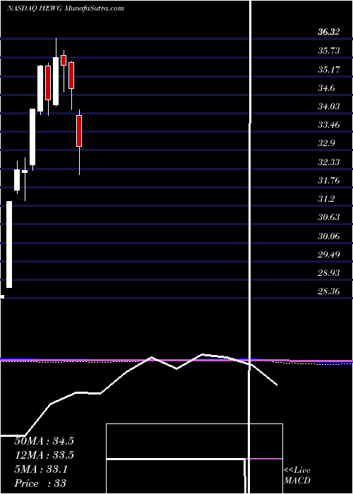  monthly chart IsharesCurrency