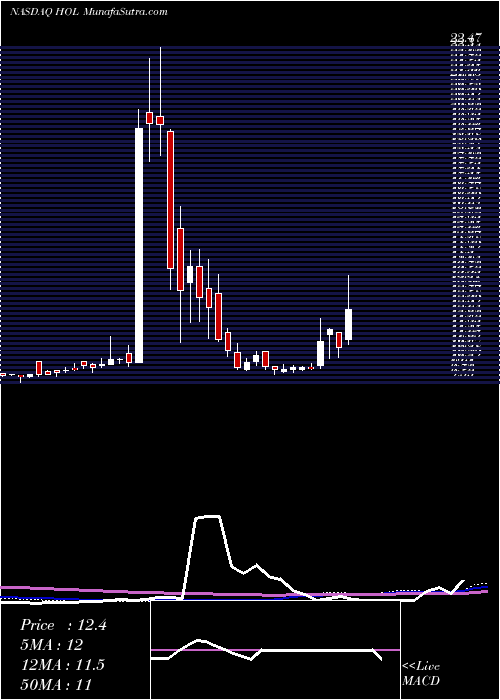 weekly chart HolicityInc
