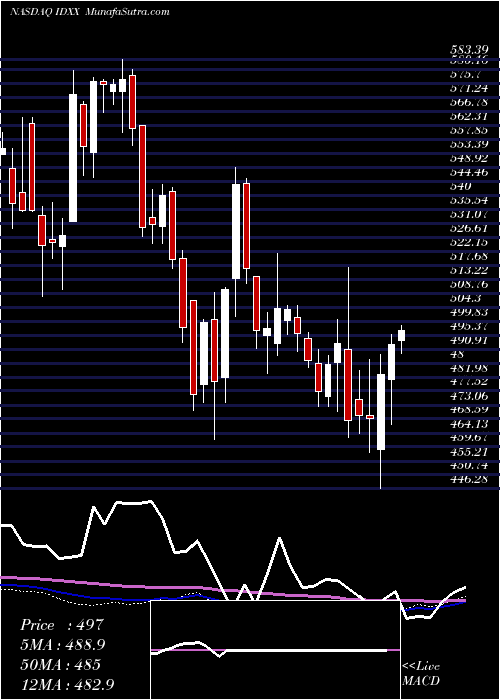  weekly chart IdexxLaboratories