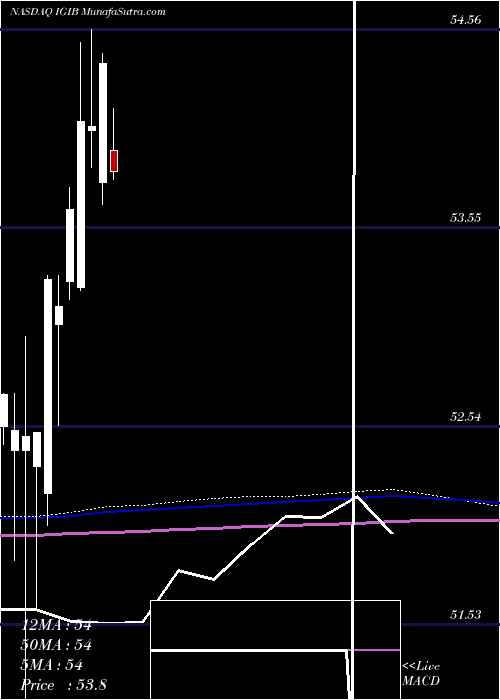  monthly chart IsharesIntermediate
