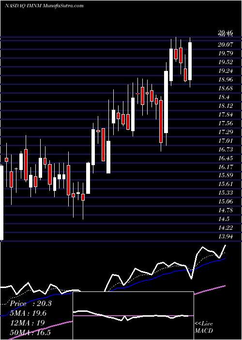  Daily chart ImmunomeInc