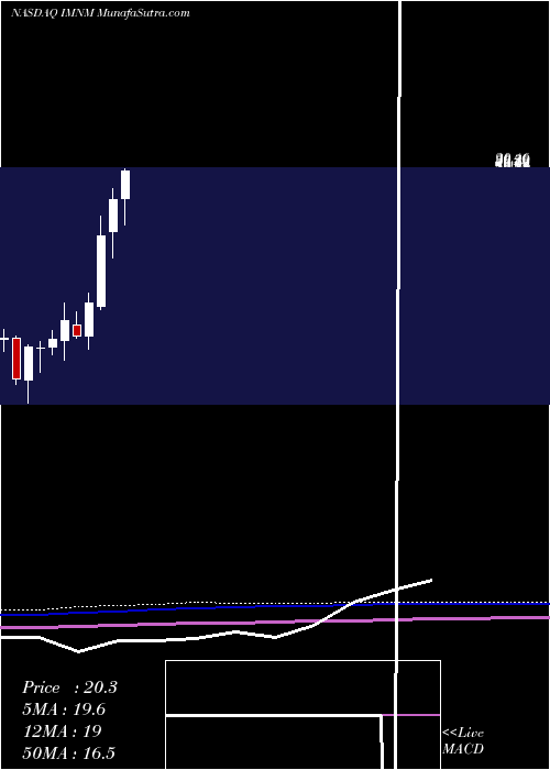  monthly chart ImmunomeInc