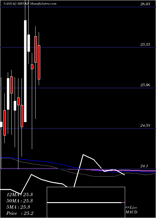  monthly chart MedallionBank