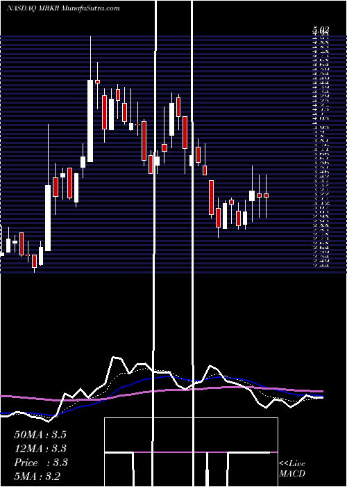 Daily chart Marker Therapeutics, Inc.