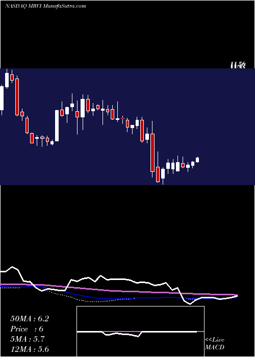  weekly chart MaravaiLifesciences