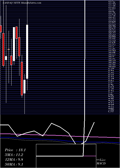  monthly chart NetElement