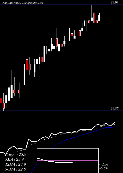  Daily chart NextgenHealthcare