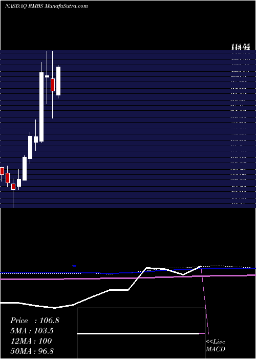  monthly chart RambusInc