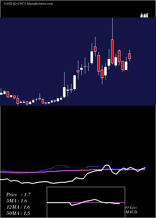  weekly chart SenecaBiopharm