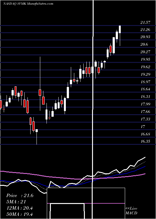  Daily chart SVMK Inc.