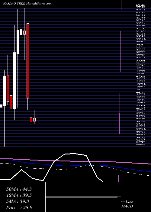  monthly chart LendingtreeInc