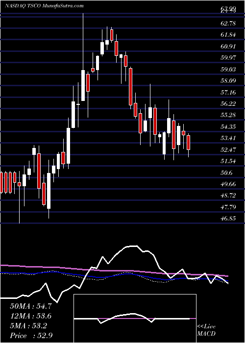 weekly chart TractorSupply