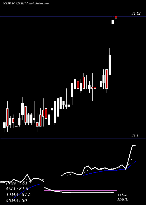  Daily chart UsaTruck