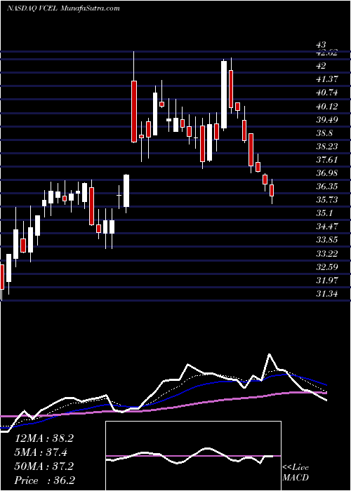  Daily chart Vericel Corporation