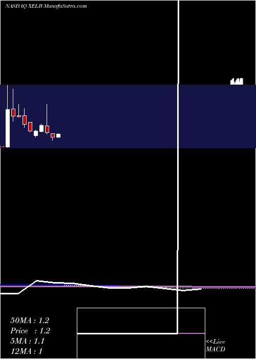  monthly chart XcelBrands