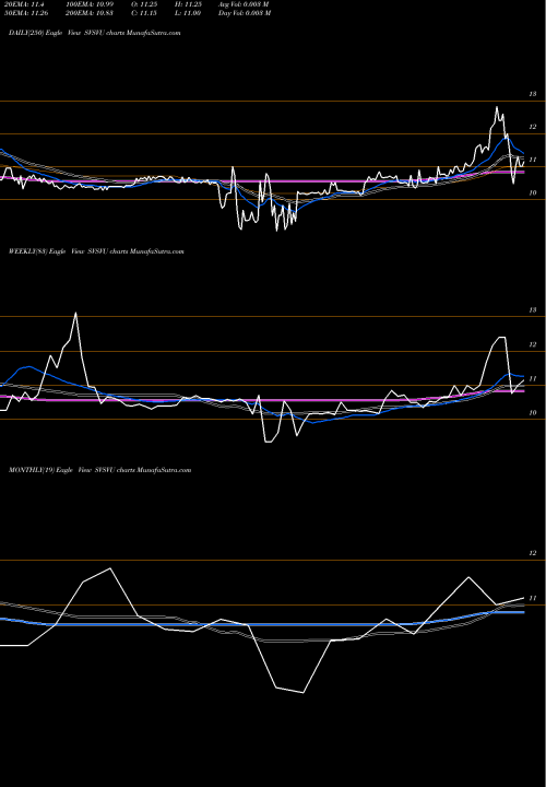Trend of Spring Valley SVSVU TrendLines Spring Valley Acquisition Corp SVSVU share NASDAQ Stock Exchange 
