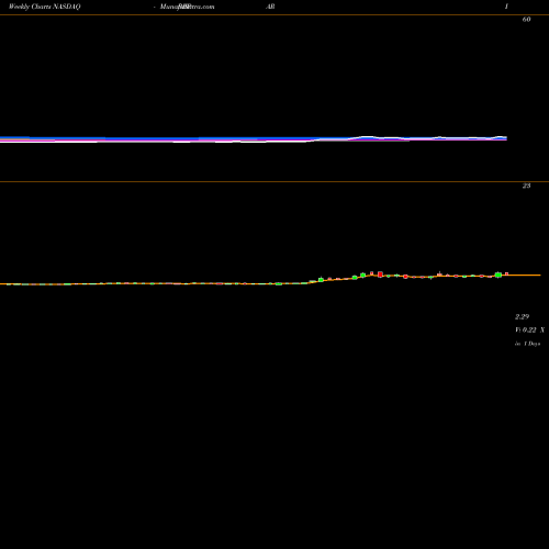 Weekly charts share BRPAR Big Rock Partners Acquisition Corp. NASDAQ Stock exchange 