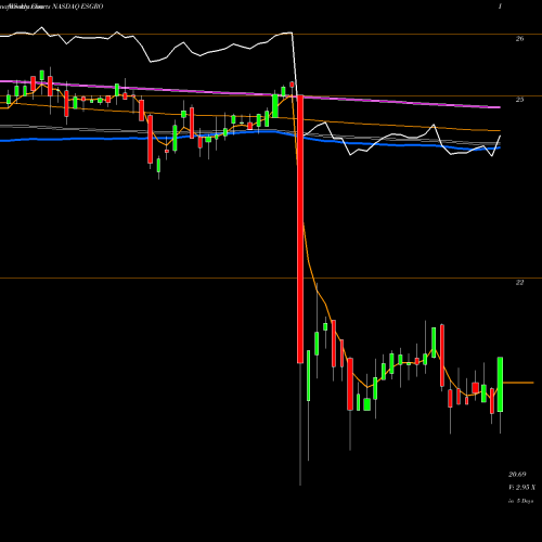 Weekly charts share ESGRO Enstar Group Limited NASDAQ Stock exchange 