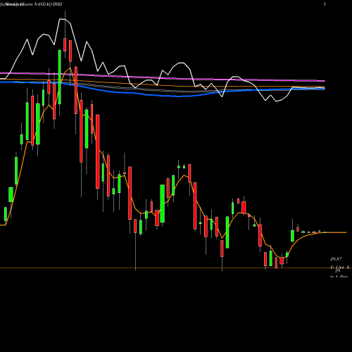 Weekly charts share IBBJ Defiance Nasdaq Junior Biotechnology ETF NASDAQ Stock exchange 
