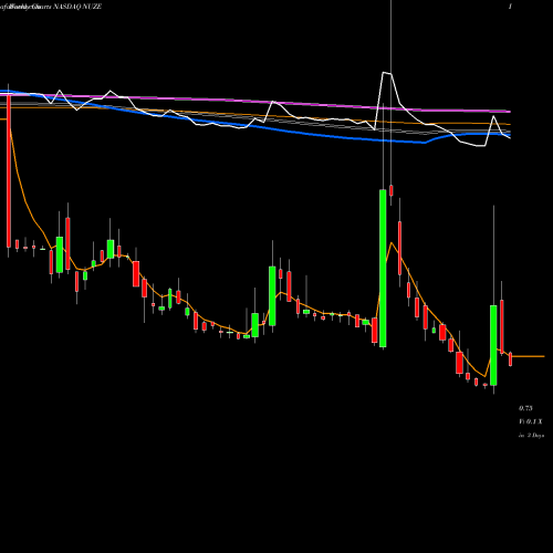 Weekly charts share NUZE Nuzee Inc NASDAQ Stock exchange 
