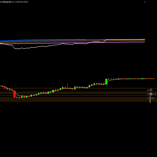 Weekly charts share SILK Silk Road Medical Inc NASDAQ Stock exchange 