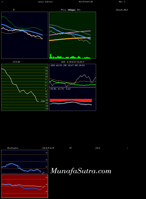 Blue Coast indicators chart 