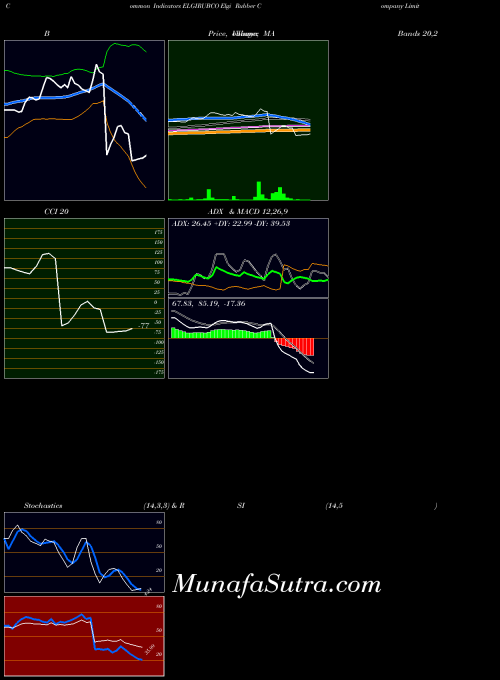 Elgi Rubber indicators chart 