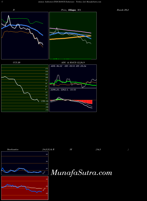 Endurance Techno indicators chart 