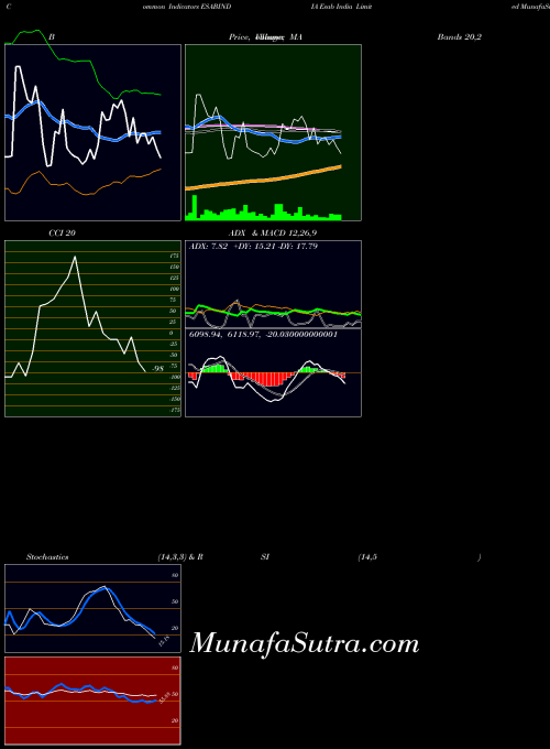 Esab India indicators chart 