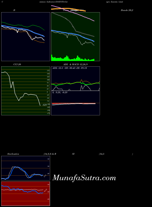 Integra Essentia indicators chart 