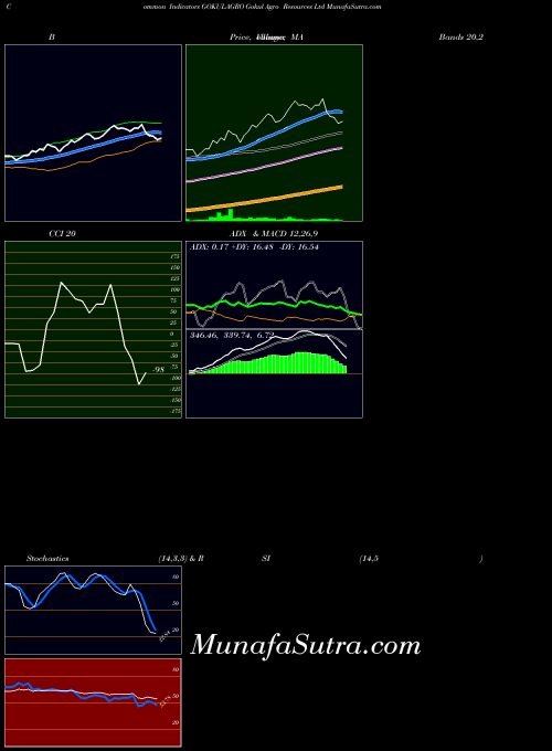 Gokul Agro indicators chart 