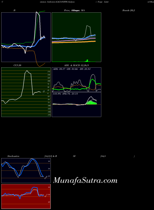 Kalyani Forge indicators chart 