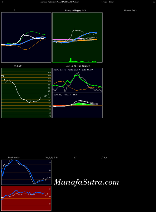 Kalyani Forge indicators chart 