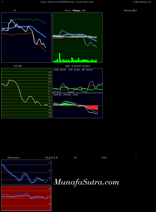 Kansai Nerolac indicators chart 