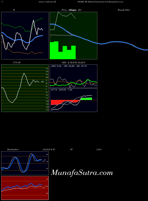 Rishabh Instruments indicators chart 