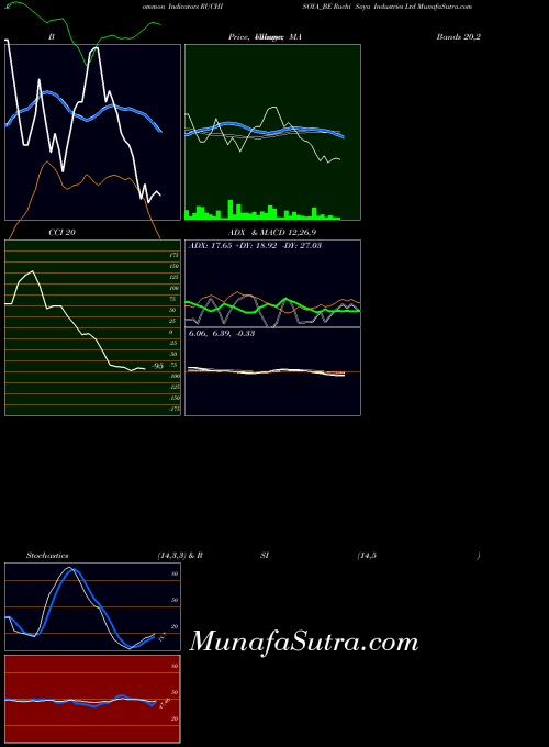 Ruchi Soya indicators chart 